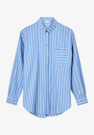 H2Ofagerholt - Box Shirt Blue Stripe